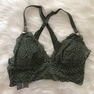 Aerie Green Padded Bralette